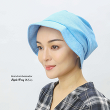 Load image into Gallery viewer, Cut and sew hat with cooling effect (Blue) - 32002017