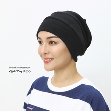 Load image into Gallery viewer, 100% Organic Cotton Beanie (Black) - 32001948 - 4614