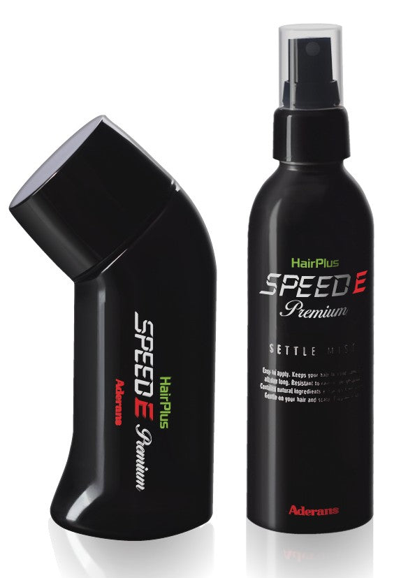 ✨ Hair Volume Powder Set ✨  HairPlus Speed E Premium (Color: Dark Brown) + Mist Hairspray